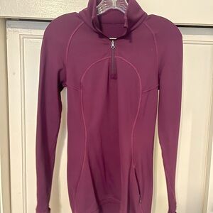 Lululemon Purple Quarter-Zip Pullover